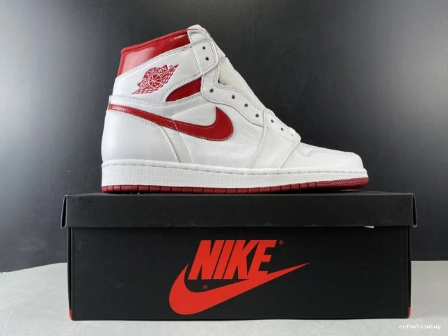 (2017) Retro 1 Red 555088-103 Jordan Air Metallic 0716